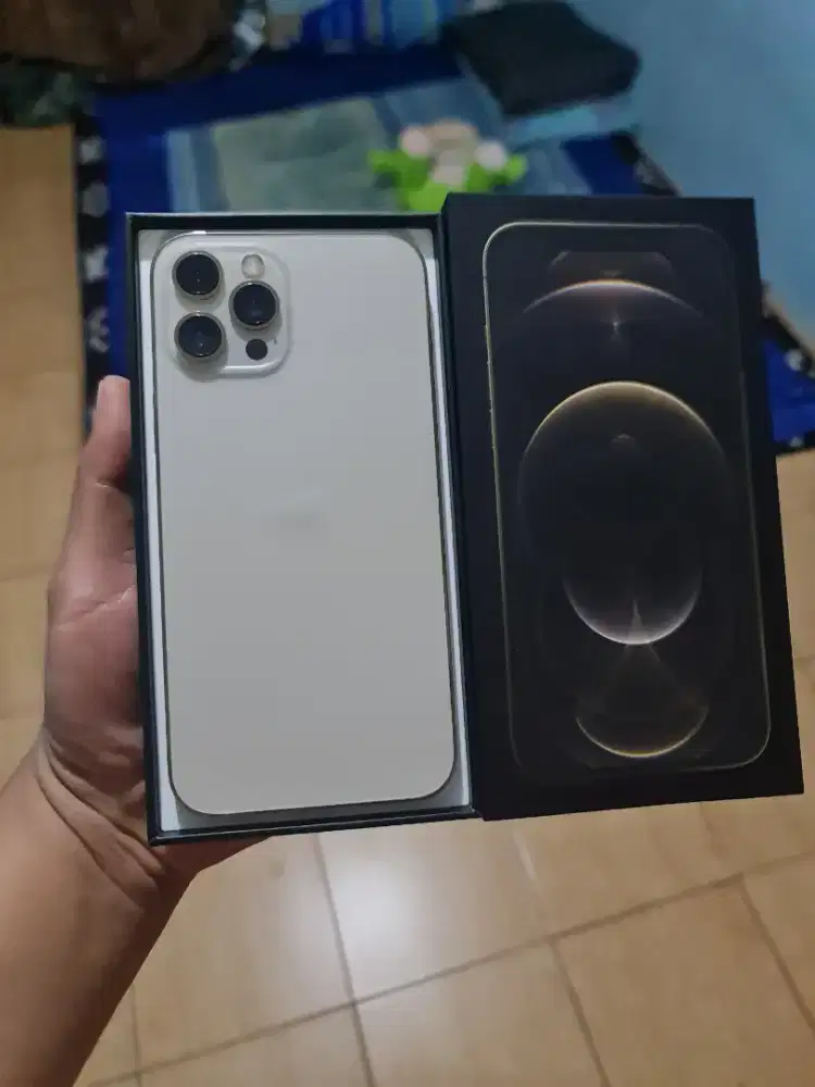 Iphone 12 promax 256 ibox fulset dus ori