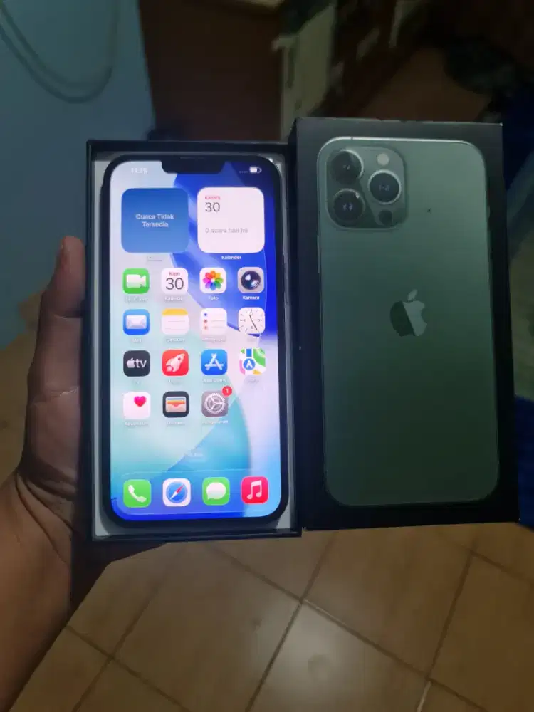 Iphone 13 promax 128 ibox fulset dus ori