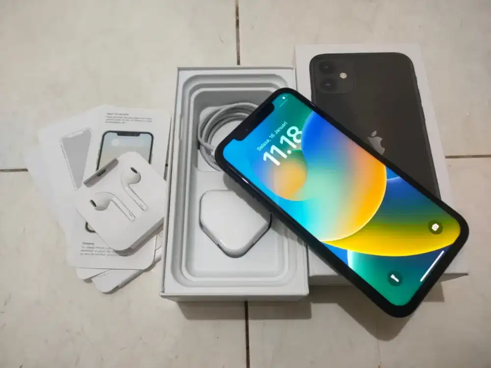 Iphone 11 128 beacukai sinyal permanen mulus segel