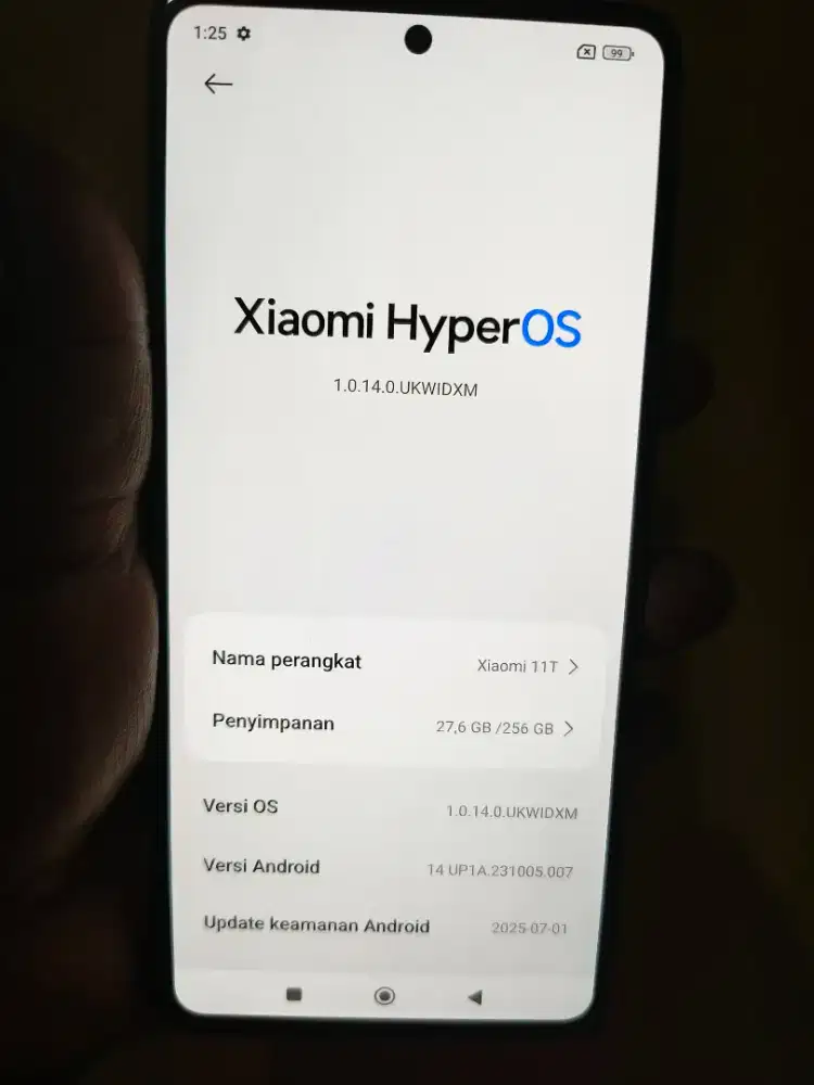 Xiaomi Redmi 11T 5G 8/256GB Unit Only Mulus