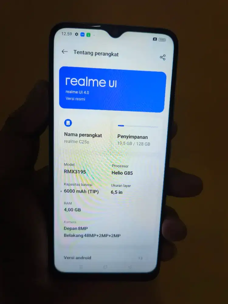 REALME C25S 128GB UNIT ONLY