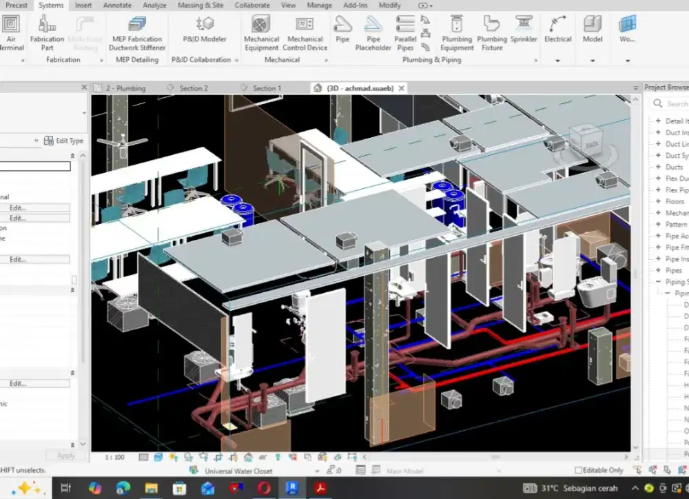 Jasa Bangunan Rumah, Ruko, Instalasi Listrik, Pipa, AC