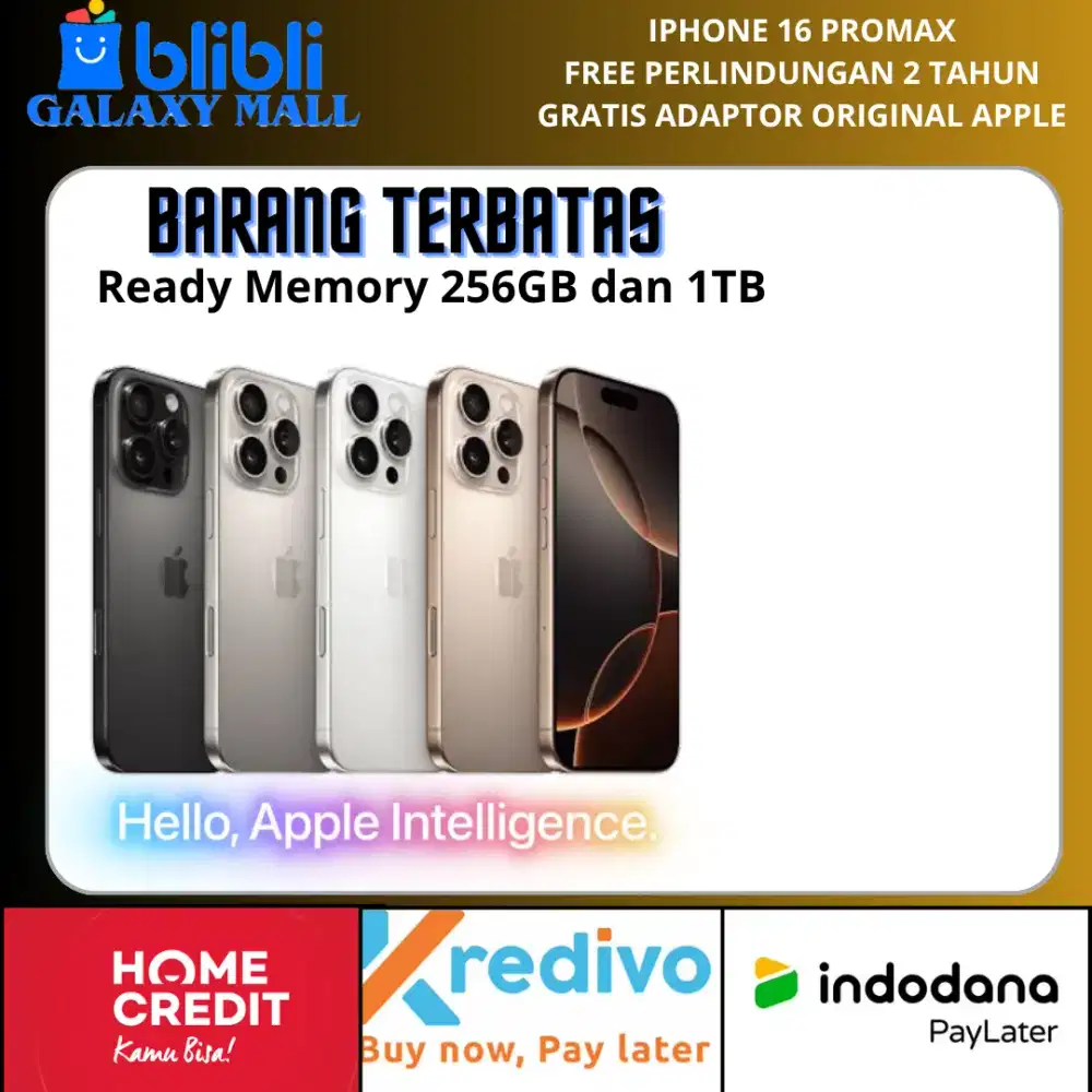 Iphone 16 Promax Edisi Terbatas Barang Limit Sekali