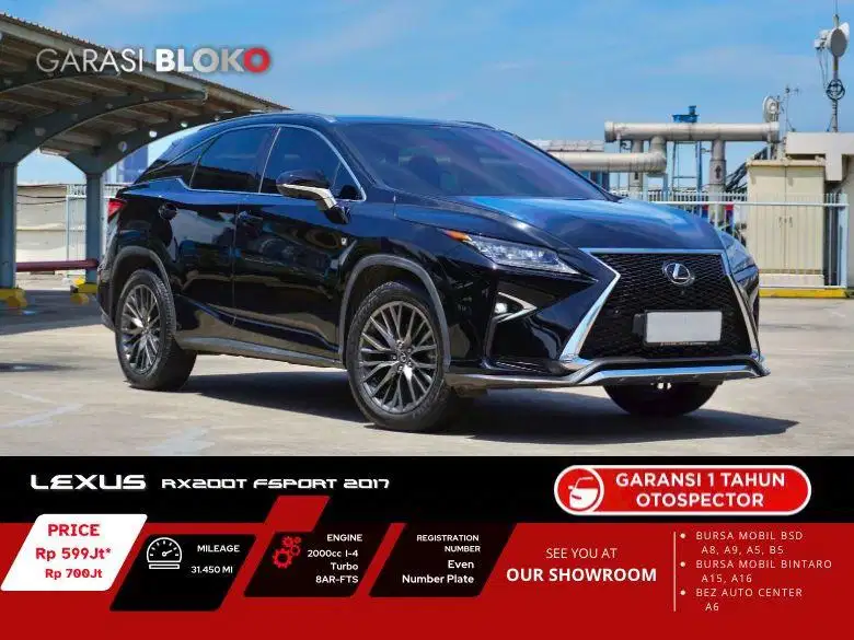 Lexus RX200t F-Sport 2.0 2017