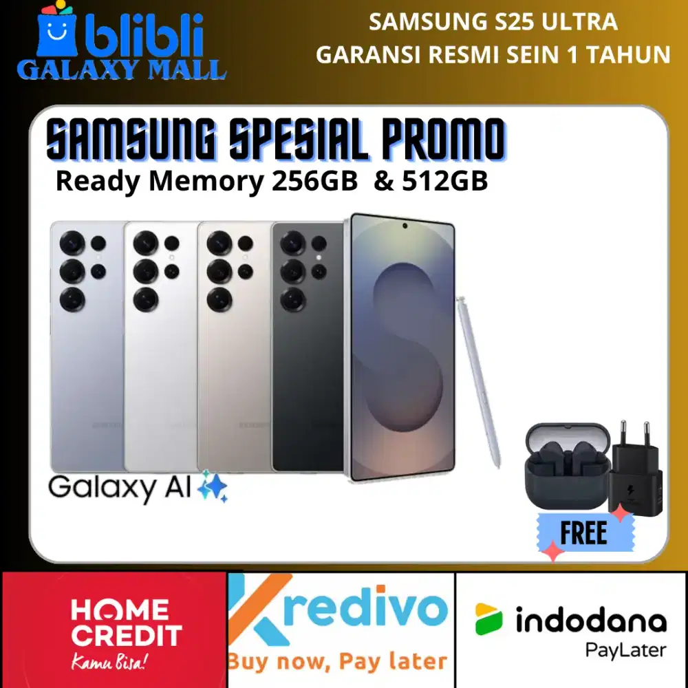 Samsung S25 Ultra Spesial Promo Bergaransi Resmi Benefit 4 Juta
