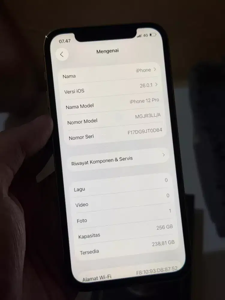 iPhone 12 pro 256 gb beacukai