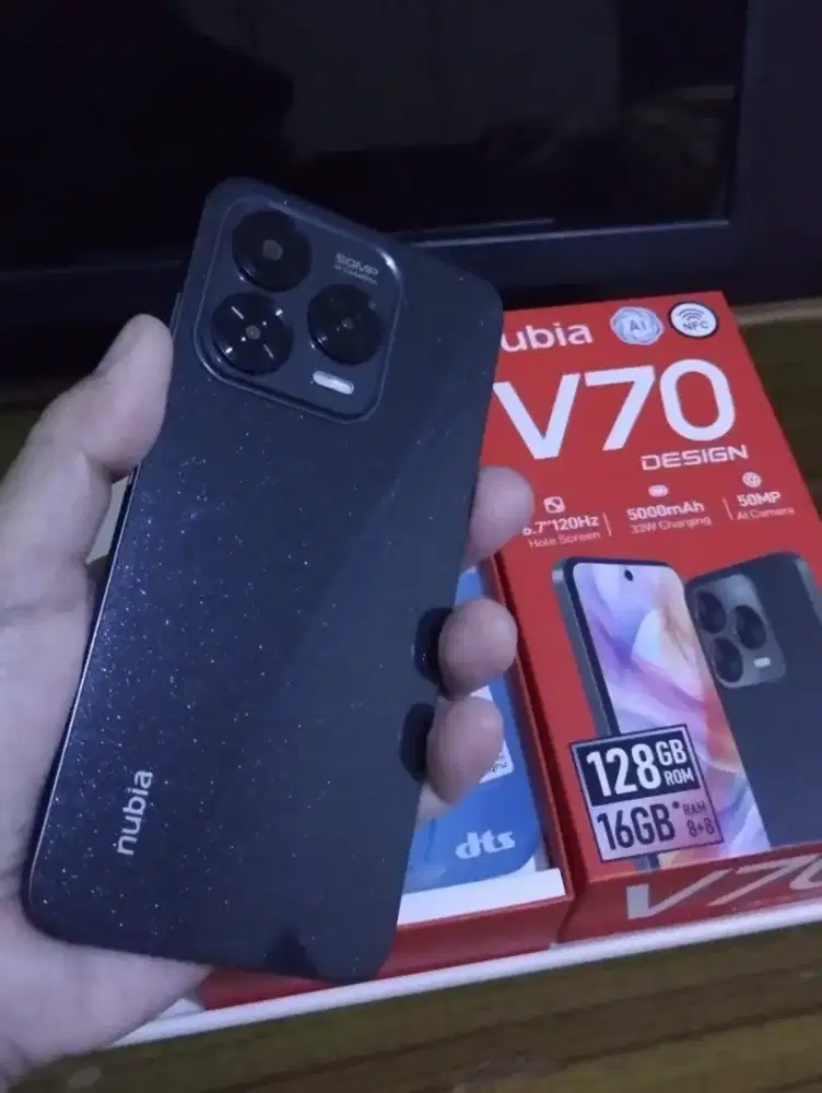 Zte Nubia V70 Design 8/128 GB Ful Set Mulus