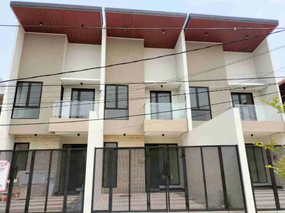 SEMAMPIR 2 Lantai ‼️ Jual Rumah Baru Sukolilo Row 2 Mobil