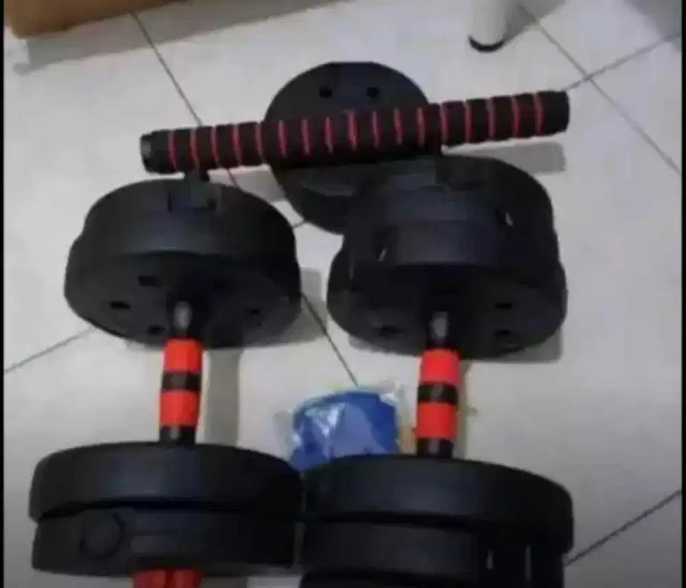 [New] Dumbel barbel angkat beban 20kg