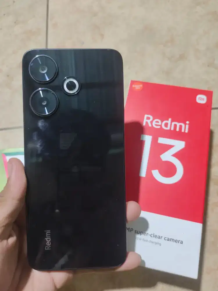 Redmi 13 ram 8/128gb pemakaian baru 1 bln