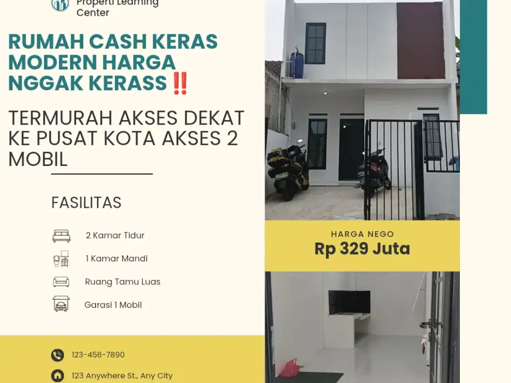 Rumah modern Desain keren, Lokasi Strategis hadiah untuk istri yang manis