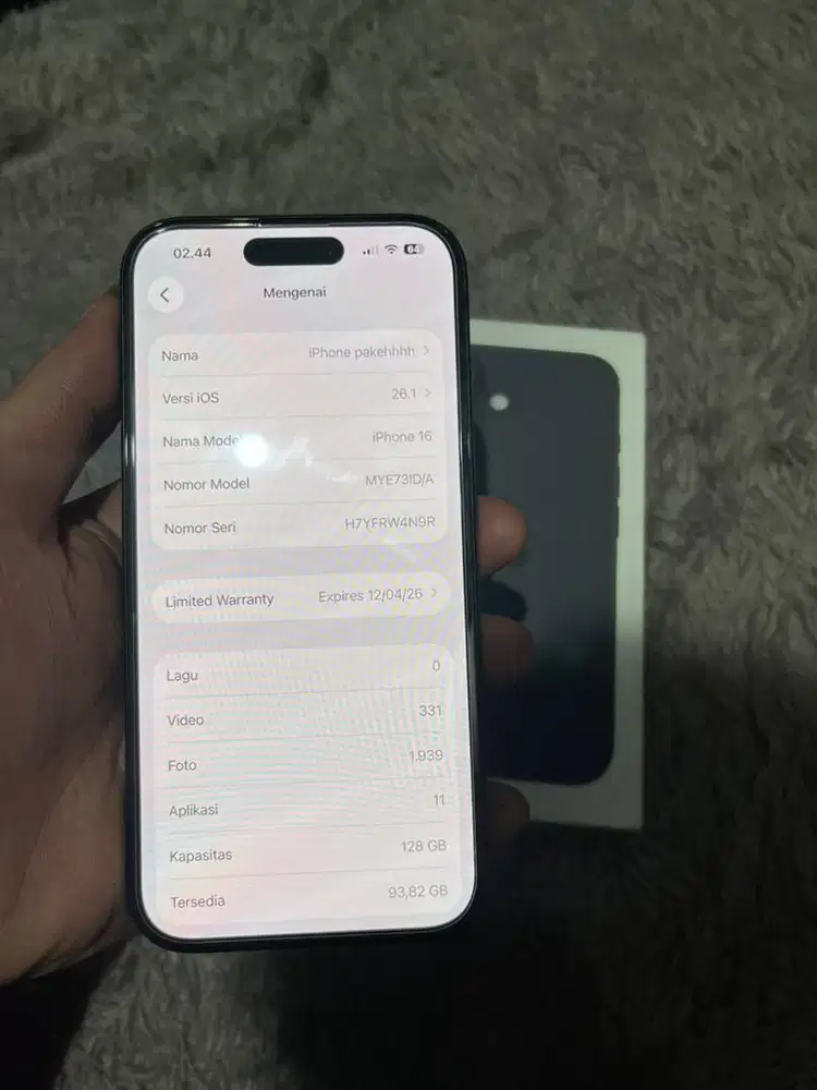 ip 16 128 ibox garansi on