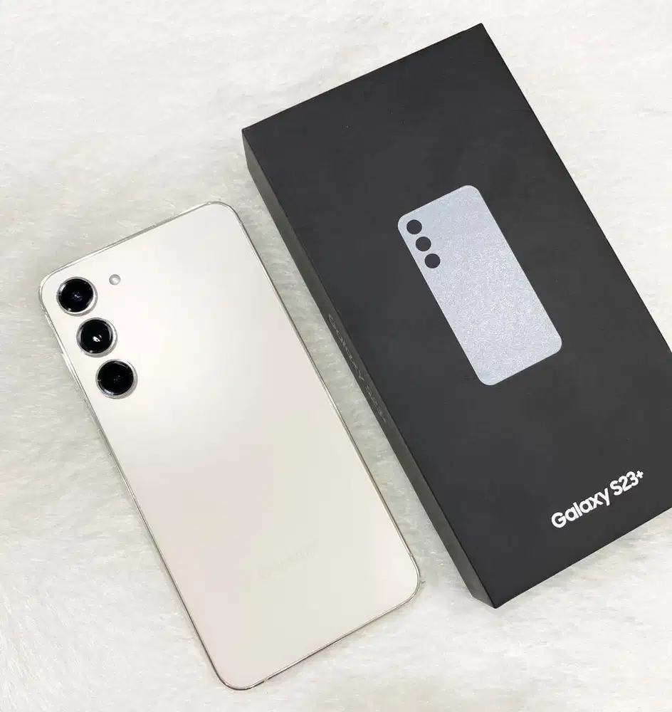Samsung S23+ 8/256gb cream, resmi SEIN (like new)