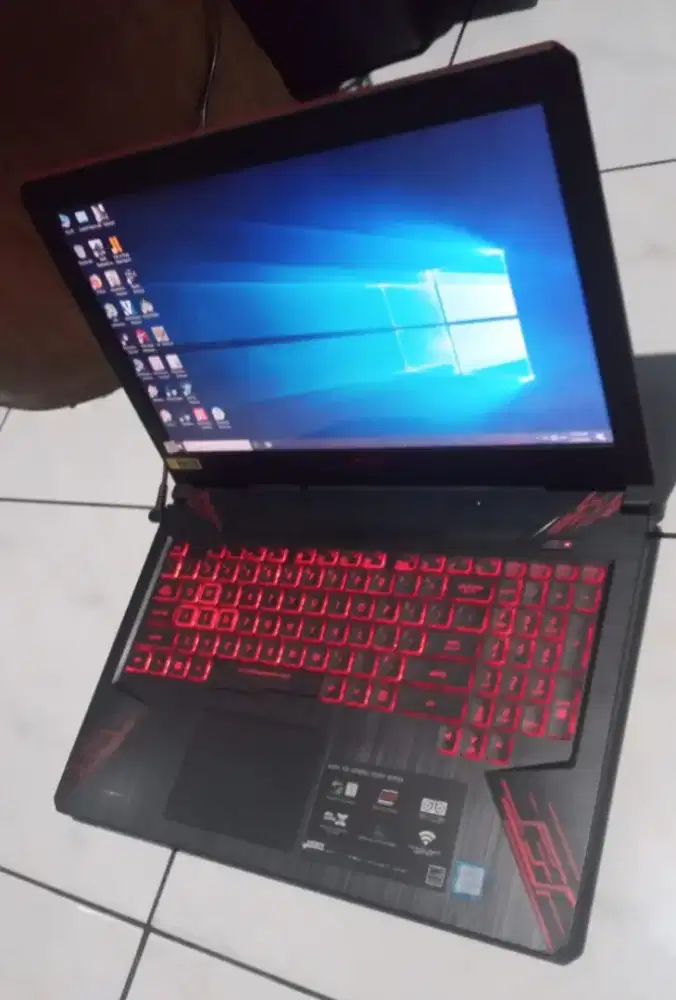 asus tuf fx504ge core i7gen8 Gtx1050ti ram16gb ssd128+1tb