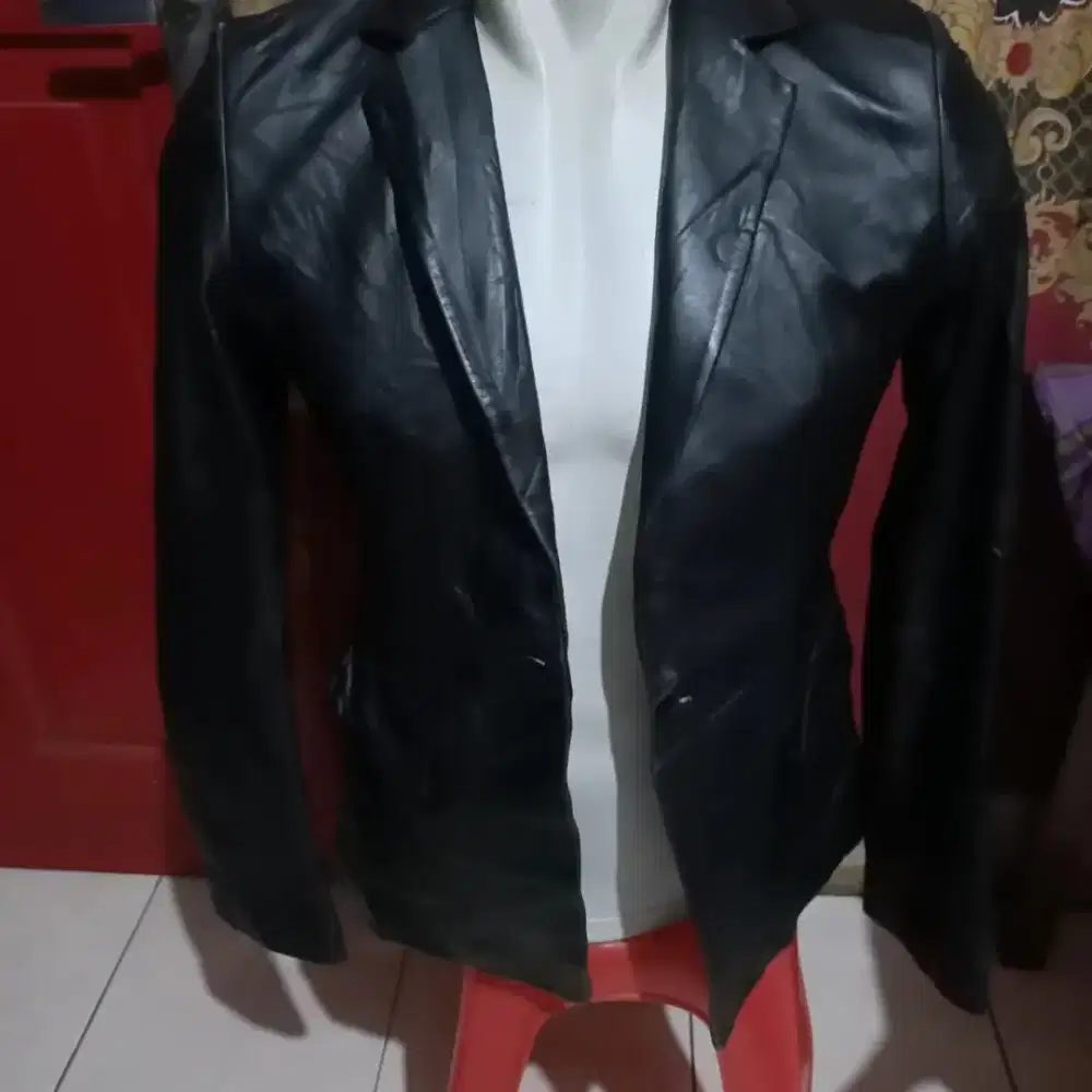 Jas blazer kulit import