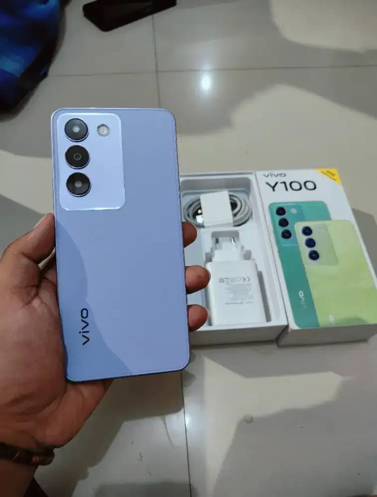Vivo y100 ram 8/256 fulset original