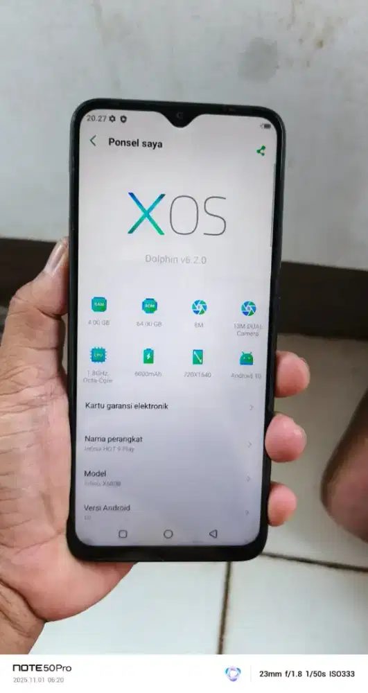 Infink hot 9 play. 4/64 pmkyan ja