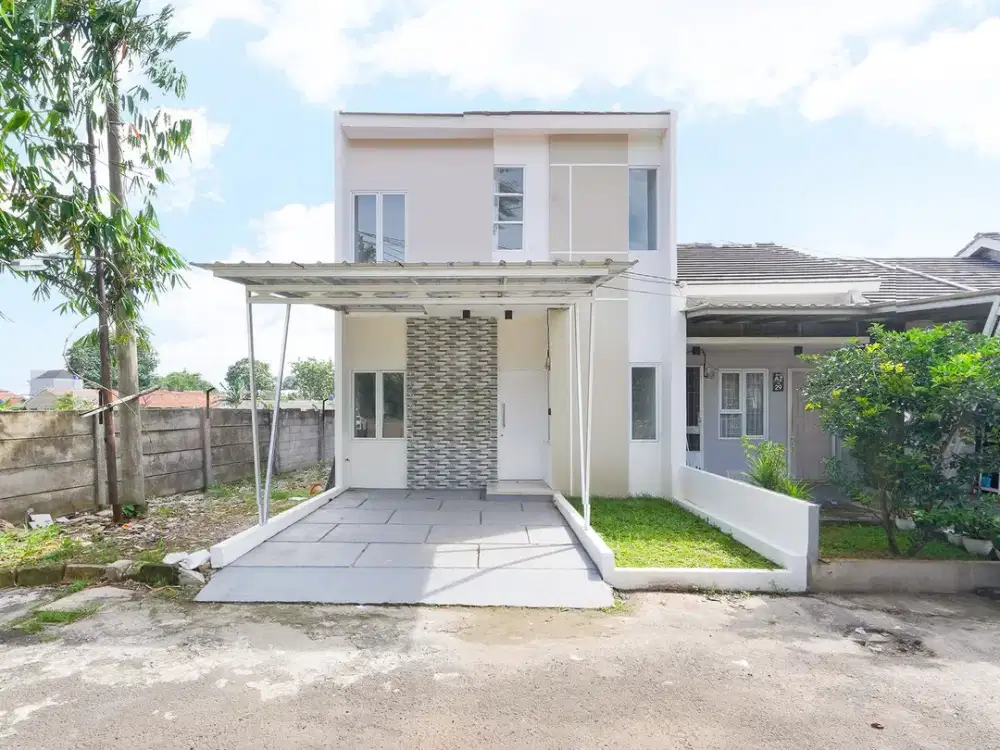 Rumah 2 Lt Siap Huni 15 Menit ke Stasiun Serpong Hadap Utara J-11480