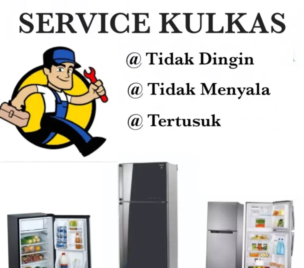 SERVICE KULKAS, SERVICE AC & MESIN CUCI