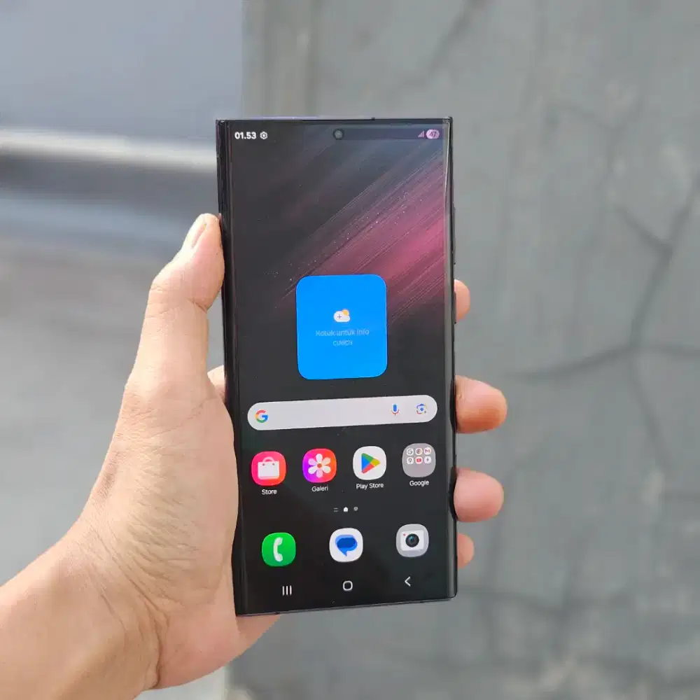 SAMSUNG GALAXY S22 ULTRA SEIN 5G 12/256 GB MINUS RINGAN FUNGSI NORMAL