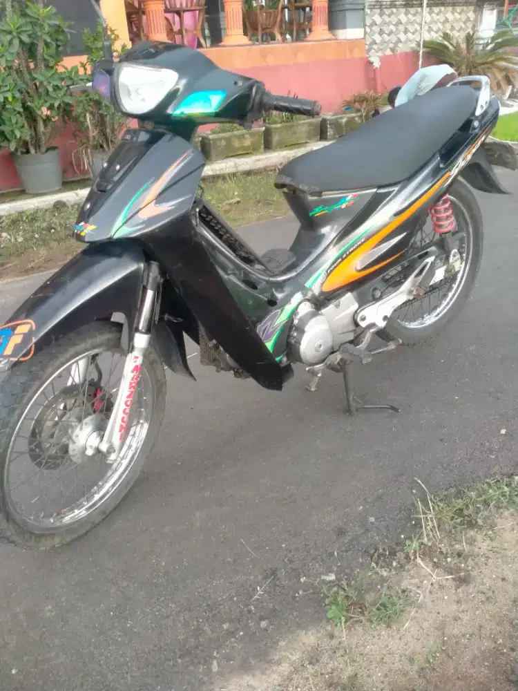 Shogun 110 komplit telat mesin bagus siap kerja