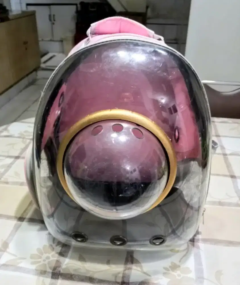 Preloved like new! Pet carrier astronaut, dog and cat
