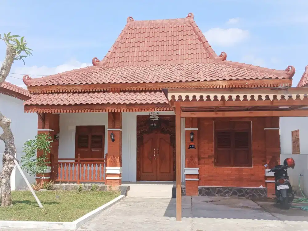 Bisa KPR, Legalitas Komplit SHM PBG Desain Etnik di Prambanan