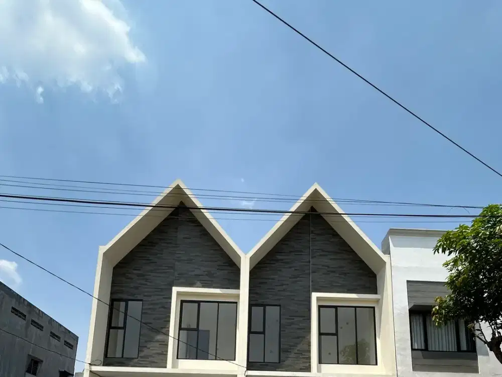 dijual 2 unit rumah modern sudah siap huni jakarta barat
