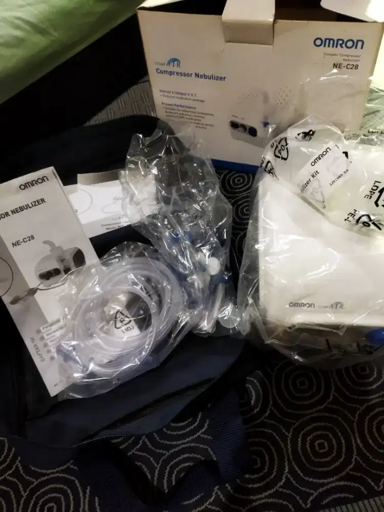 Nebulizer Omron NEC-28 / Alat bantu uap pernapasan