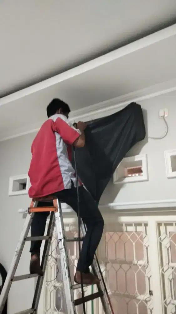 Perbaikan AC, Modul eror/mati/lampu kedap-kedip,air bocor ke depan