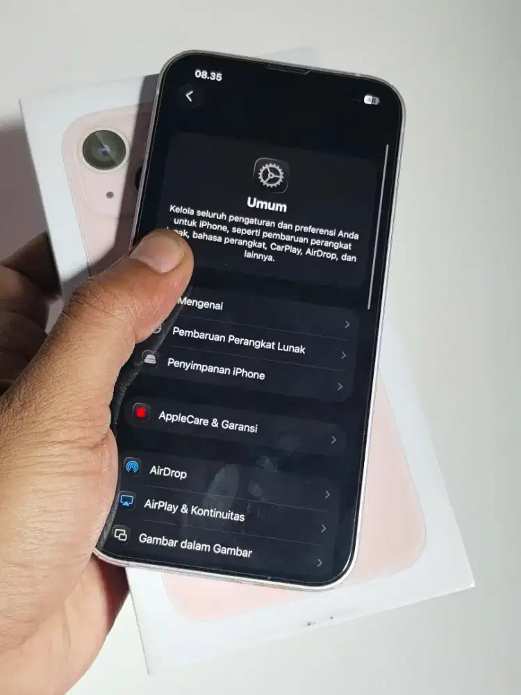 Iphone 13 128gb pink bekas