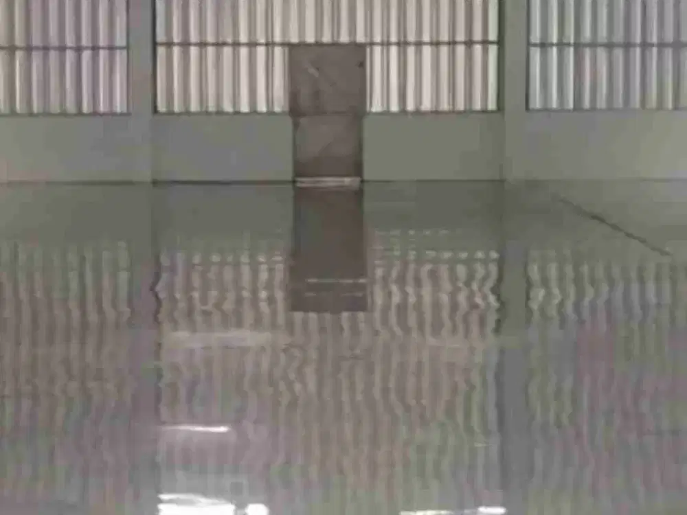 DISEWAKAN GUDANG HEAT INSULATOR, FULL EPOXY, ADA KANTOR DI PAGEDANGAN  SERPONG