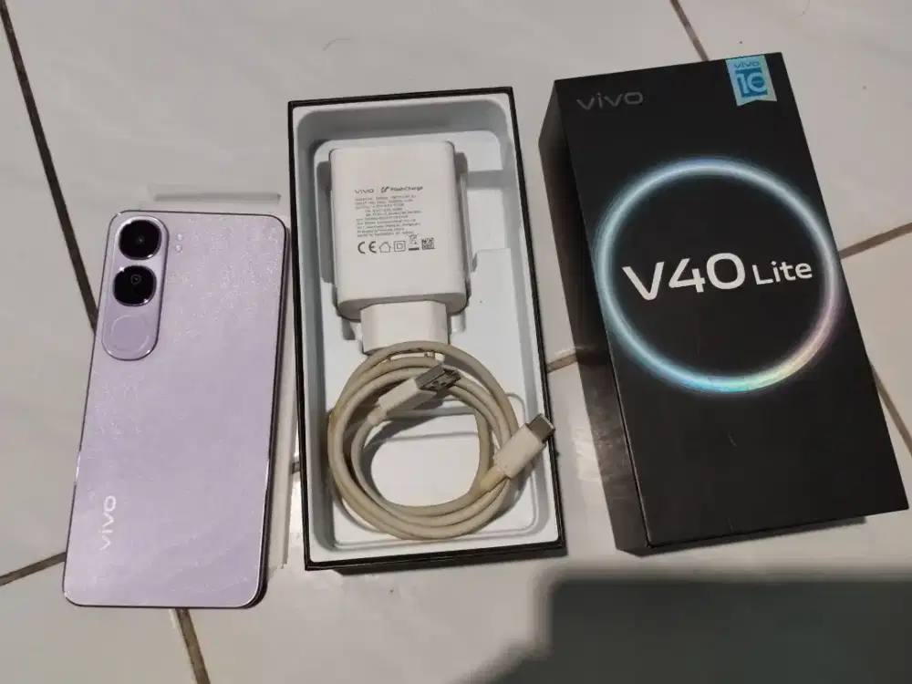 Vivo v40 lite ram 8/128 gb second fullset ori
