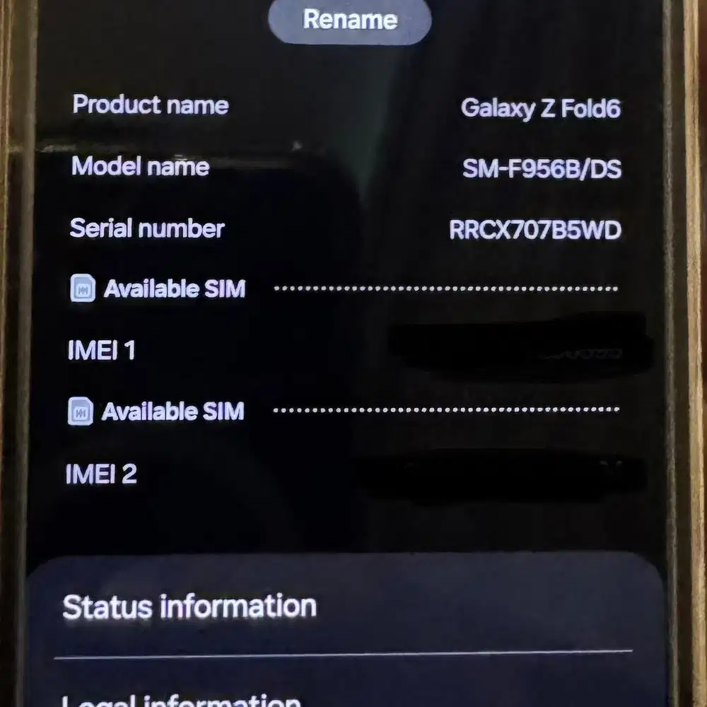 Samsung Galaxy Fold 6 12gb/512gb Pink