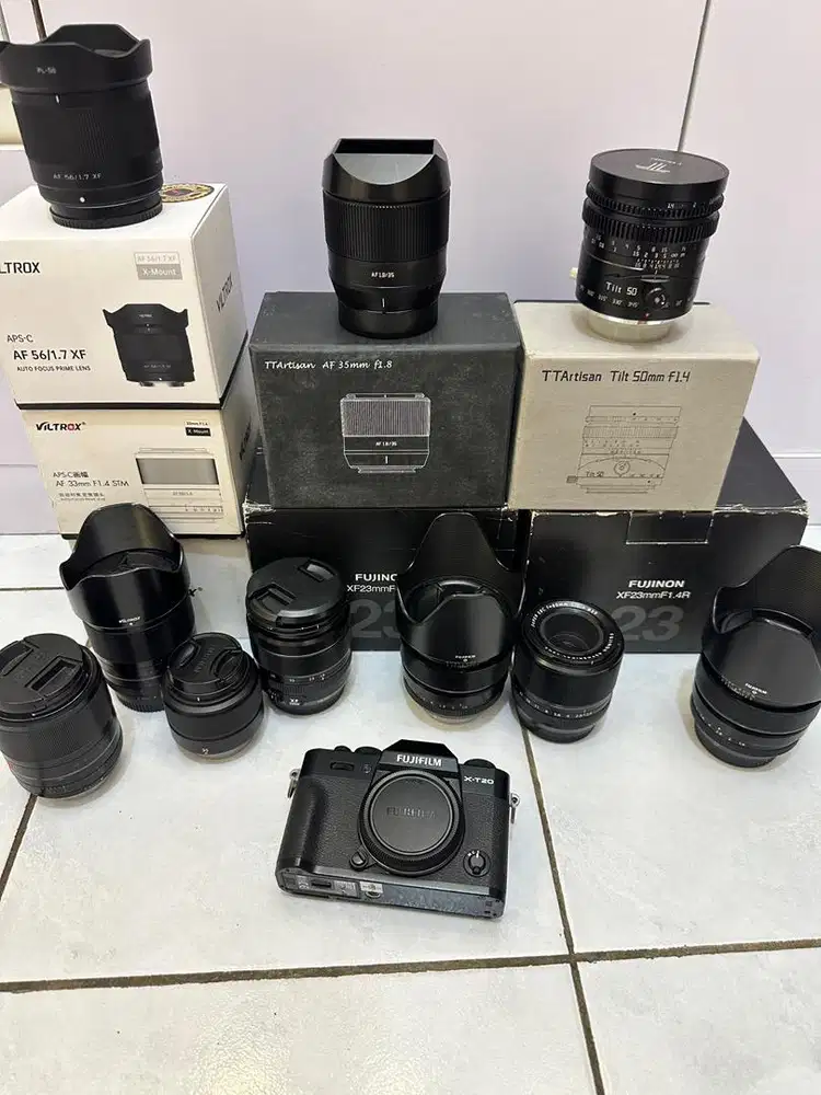 Fuji Xt20 10 lensa