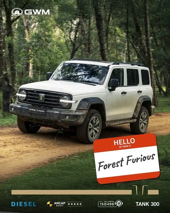 GWM Tank 300 Diesel Warna Putih