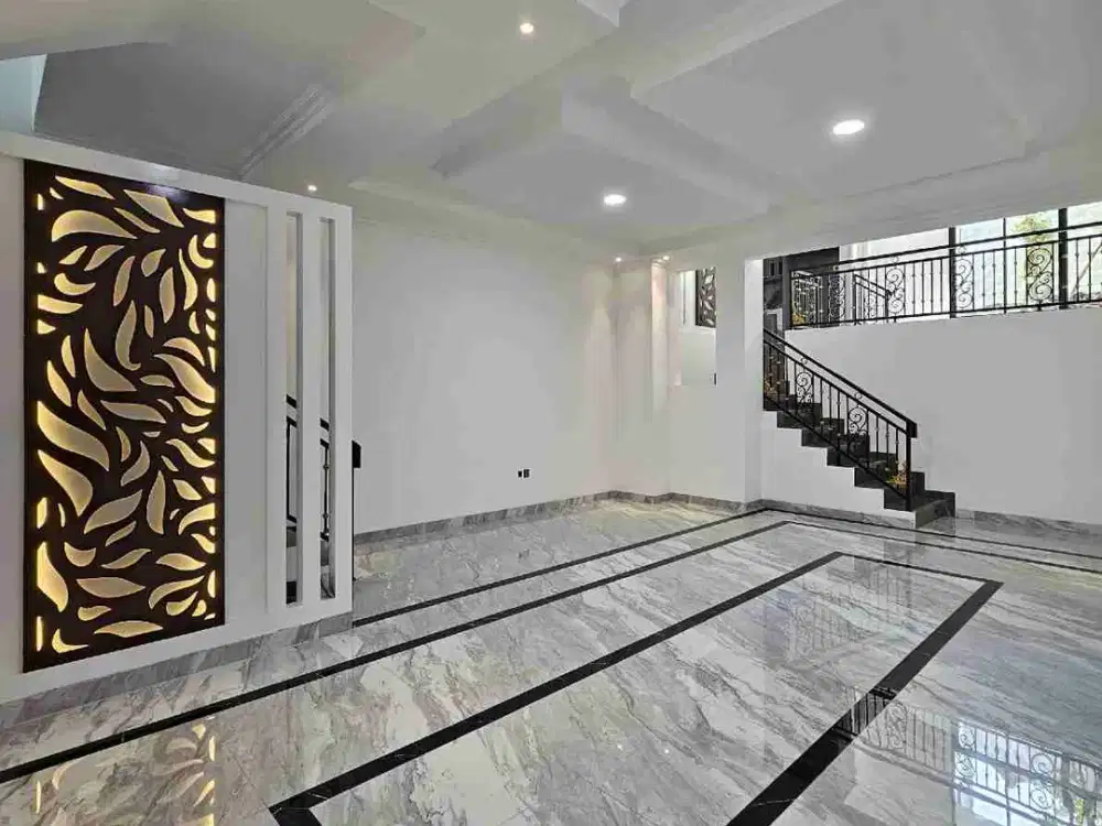 DIJUAL RUMAH BARU FULL RENOVASI DENGAN CLASSIC DESIGN SIAP HUNI DALAM KOMPLEK SEKTOR 9 BINTARO JAYA TANGSEL.