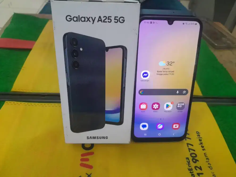 Samsung A25 5G Ram 8/128 gb lengkap mulus normal