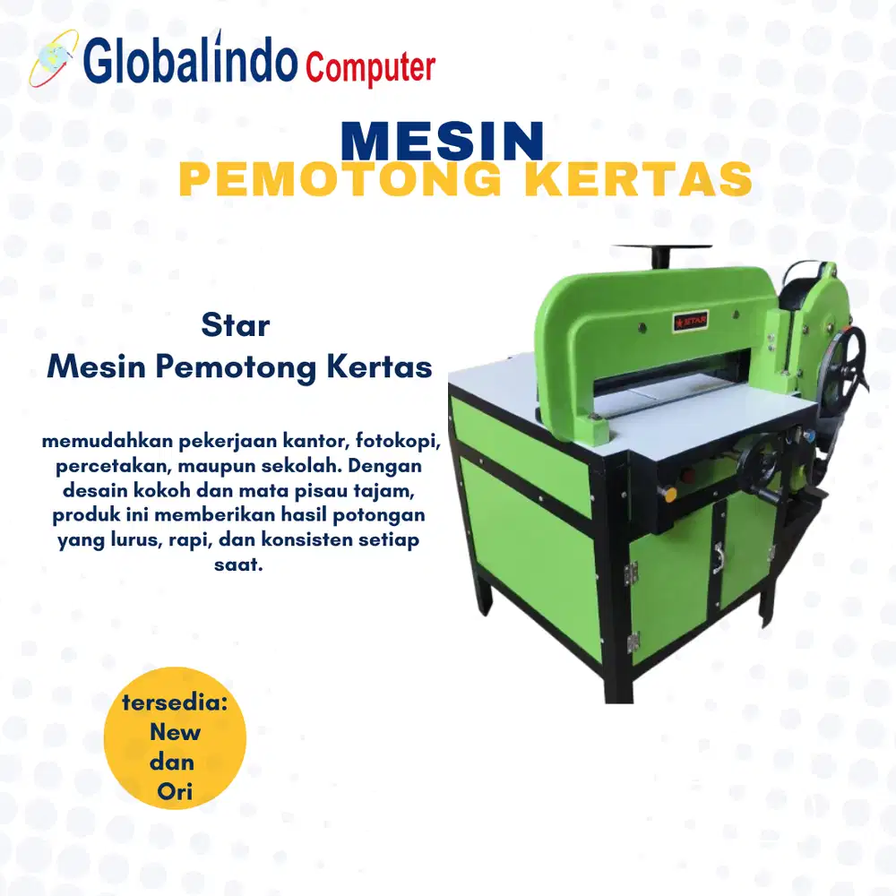 MESIN PEMOTONG KERTAS STARBRAND AKUSISI AKURAT DAN TAJAM
