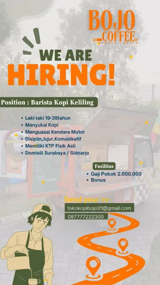 Lowongan kerja penjual kopi