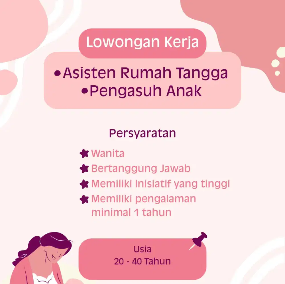 Loker ART + Jaga Bayi