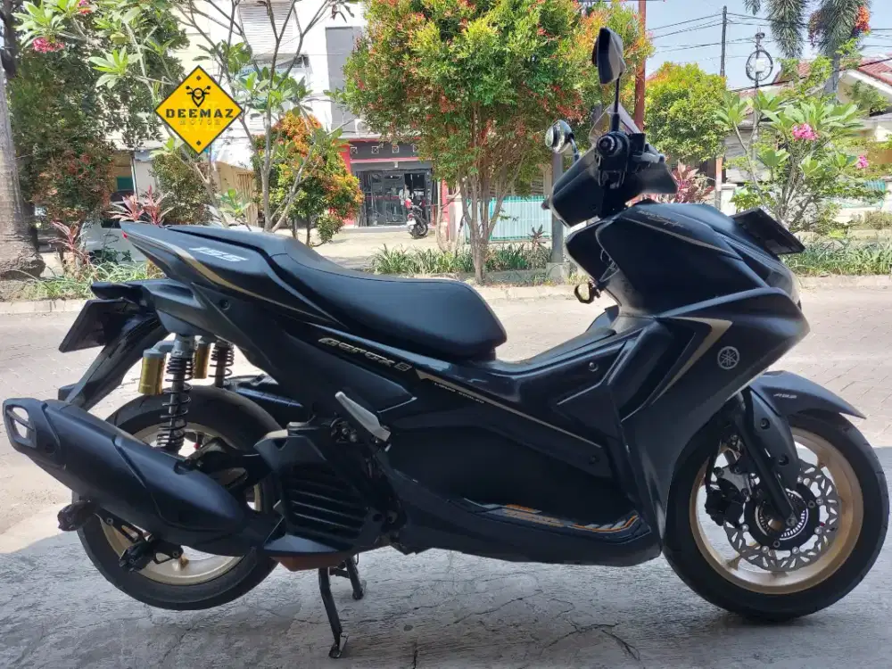(DP 300 Rb)‼️ Aerox S ABS Keyless Connected Hitam Murah 2021