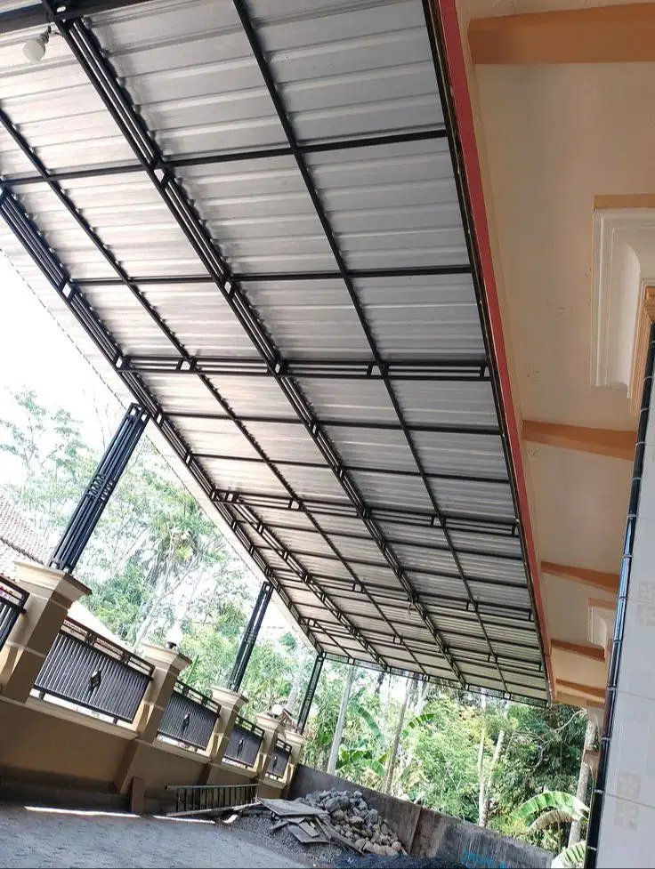 Pintu Lipat Besi Minimalis Full Plat