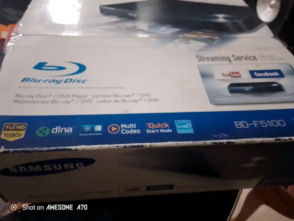 Samsung blue ray full set baru