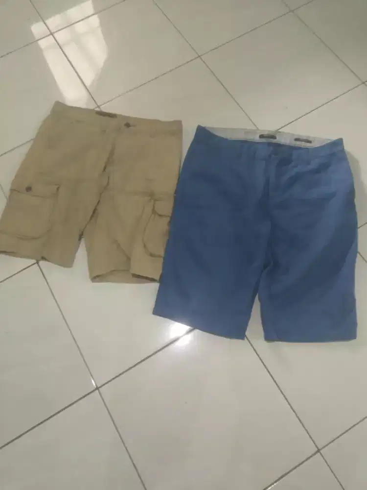 2 celana pendek dewasa uk 34@ ciampea bogor