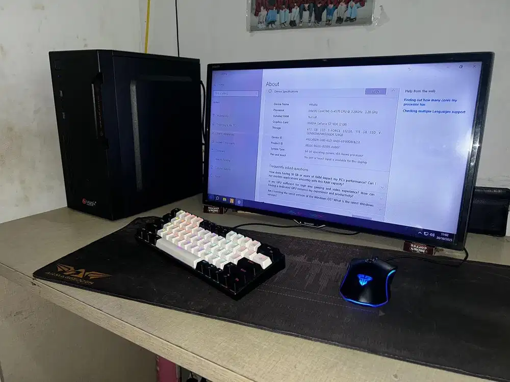 PC GAMING SIAP PAKAI