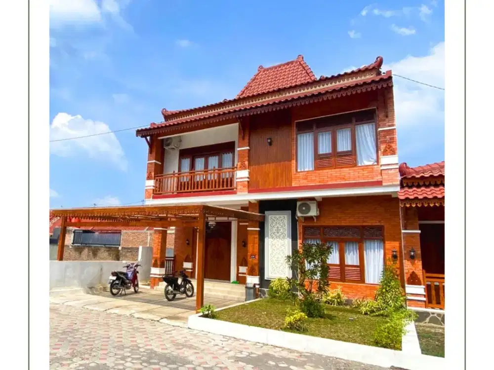 1 Unit Terakhir, Hunian Joglo Desain 2 Lantai Siapa Cepat Dia Dapat