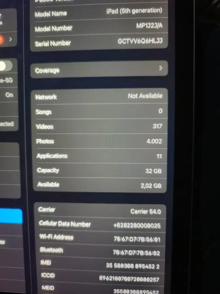 IPAD GEN 5 32GB WIFI! IPAD ONLY