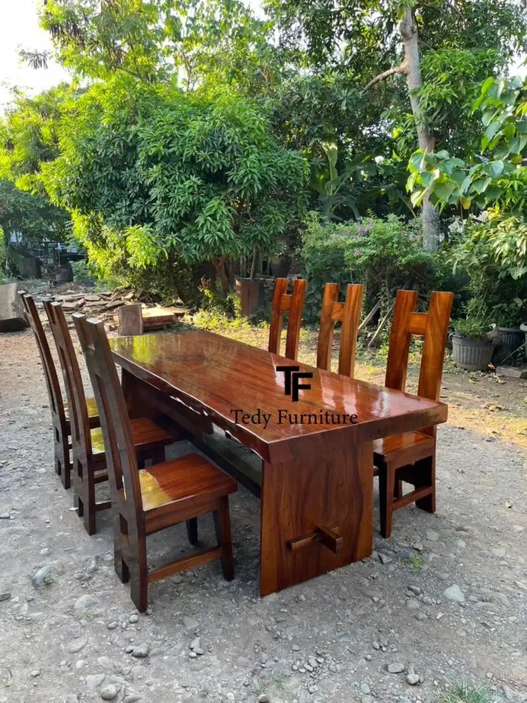 Set meja makan,meja kantor minimalis