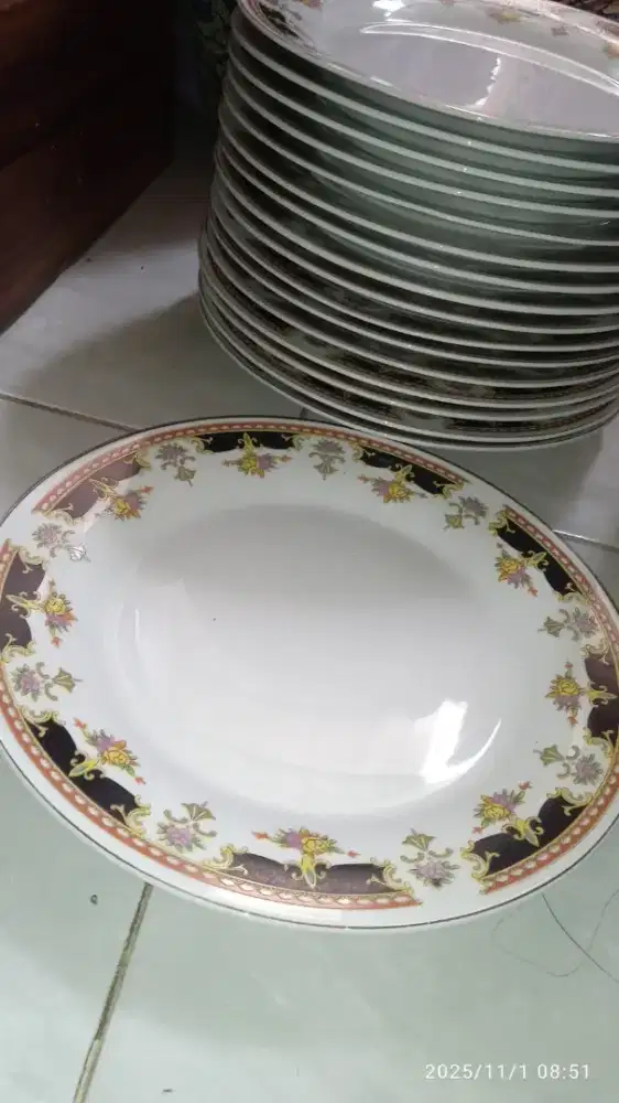 Jual piring keramik besar